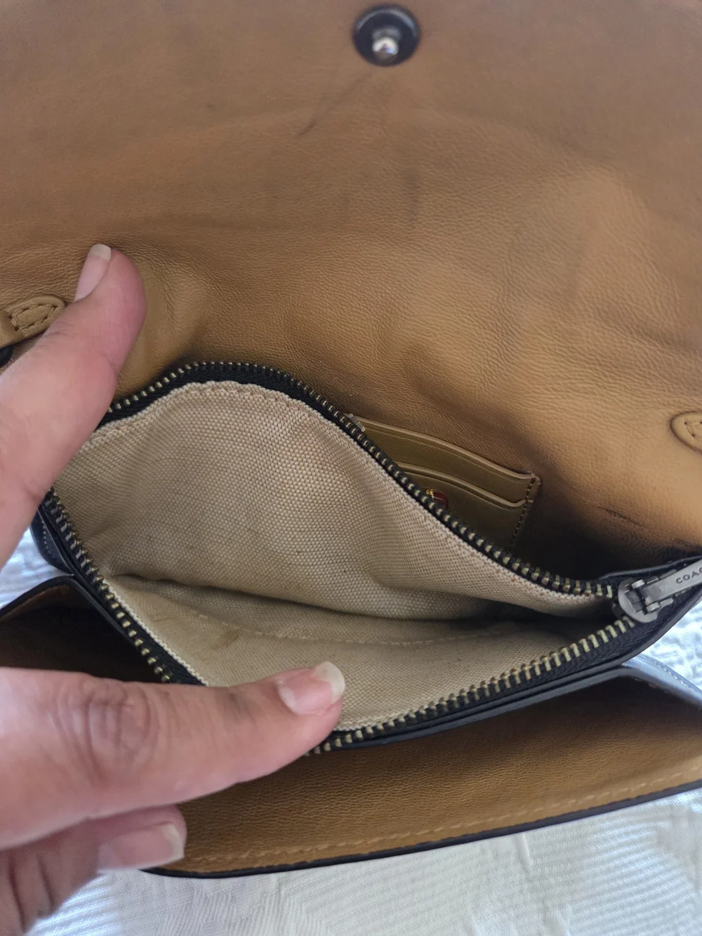 Coach | 1941 Glove Black Leather Wristlet Clutch